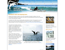 Tablet Screenshot of northlandseakayaking.co.nz